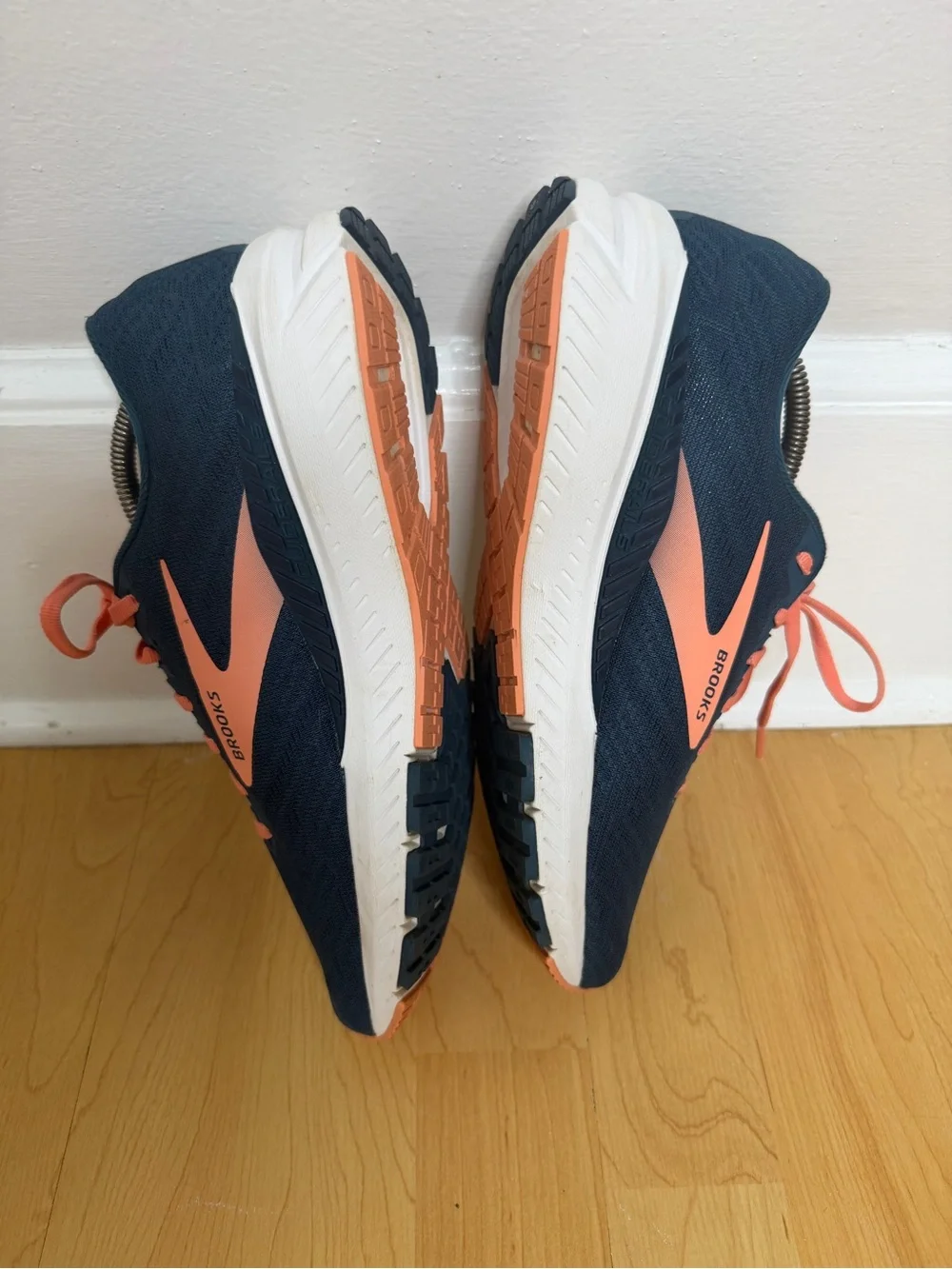 Brooks Women’s Navy with Coral Lace Running Shoes